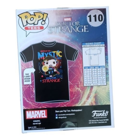 Funko Pop Tees Dr Strange Size Small - Picture 2 of 2